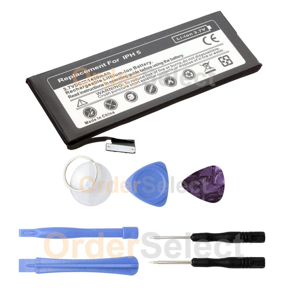Fenzer 1450mAh Replacement Phone Battery for Apple iPhone 5 5G+Tool Kit 400+SOLD