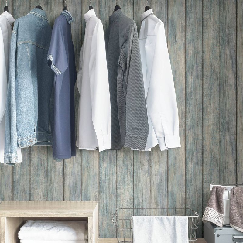 Brewster Nantucket Plank Peel & Stick Wallpaper