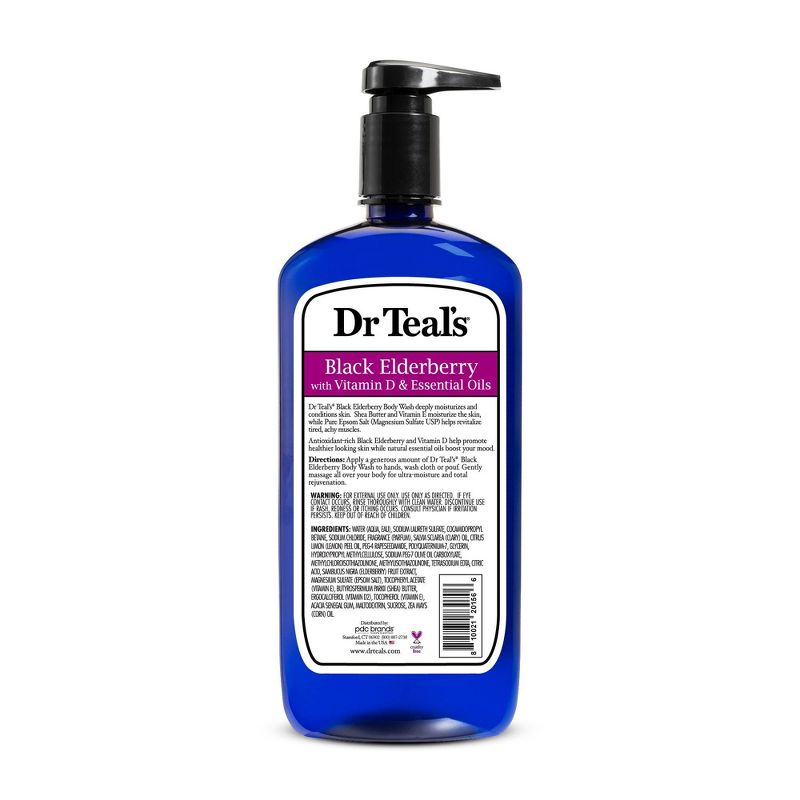 Dr. Teal's Elderberry Boost & Renew Body Wash - 24oz