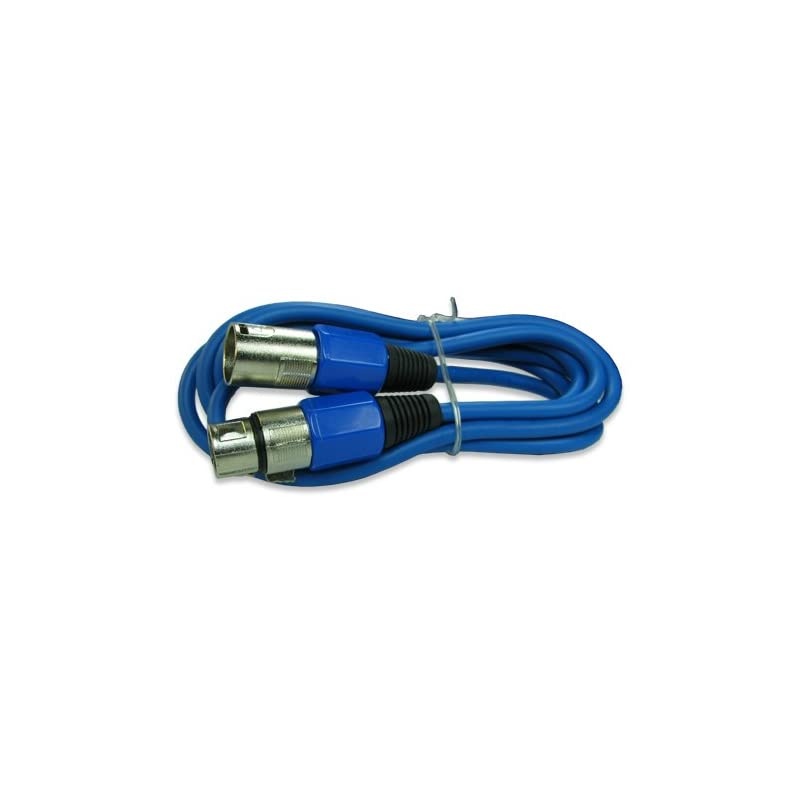 Male to Female 3pin Mic Microphone Lo-z Extension Cable Cord (6 Foot Feet ft, Yellow)