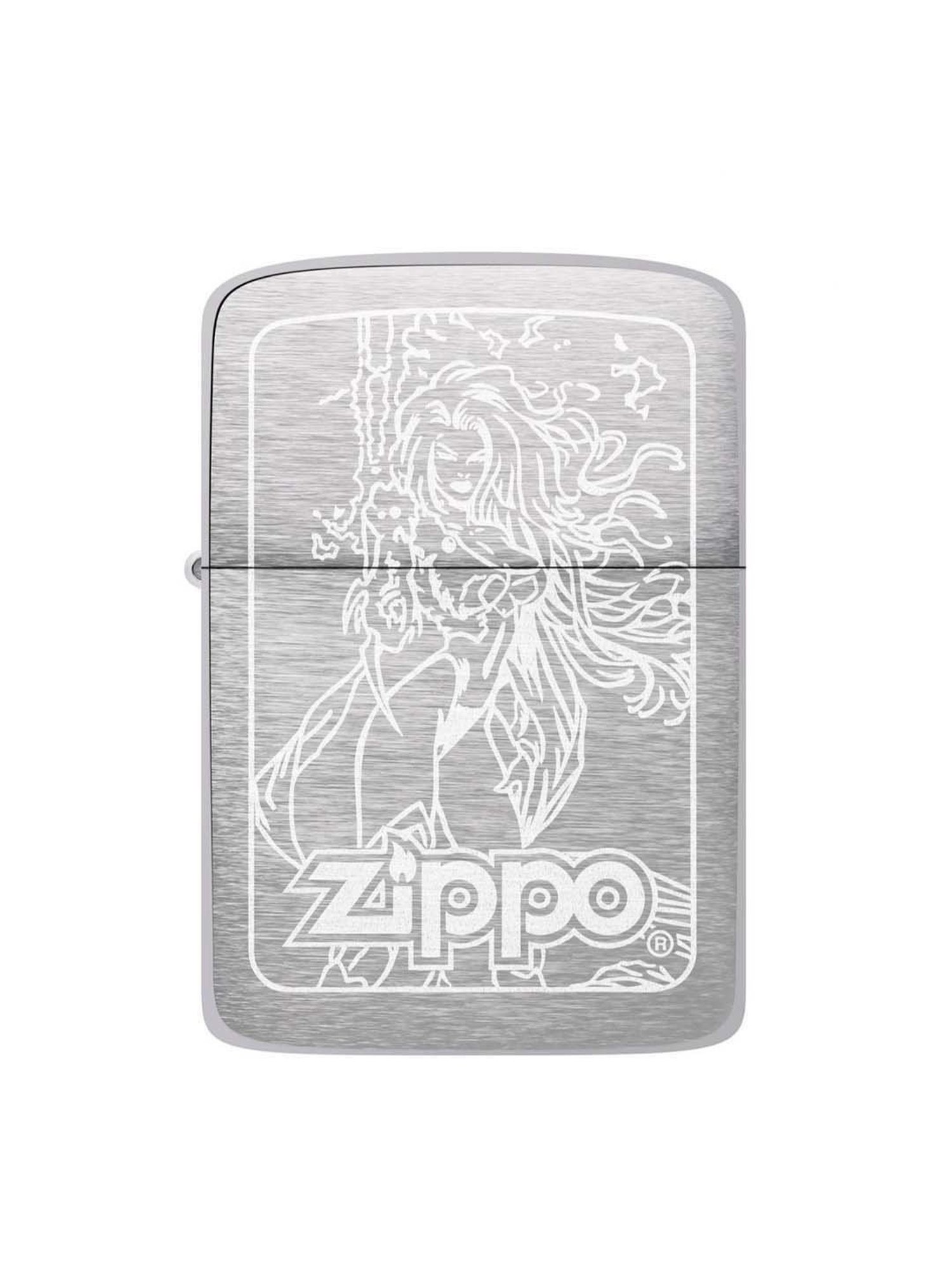 Zippo Silver Women 1941 Replica Brushed Design Brass Windproof Pocket Lighter