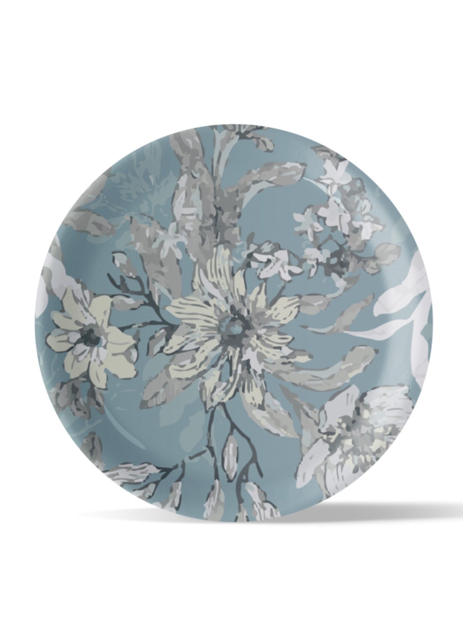 Nestroots Indigo Traditional Multicolor Porcelain Wall Plate