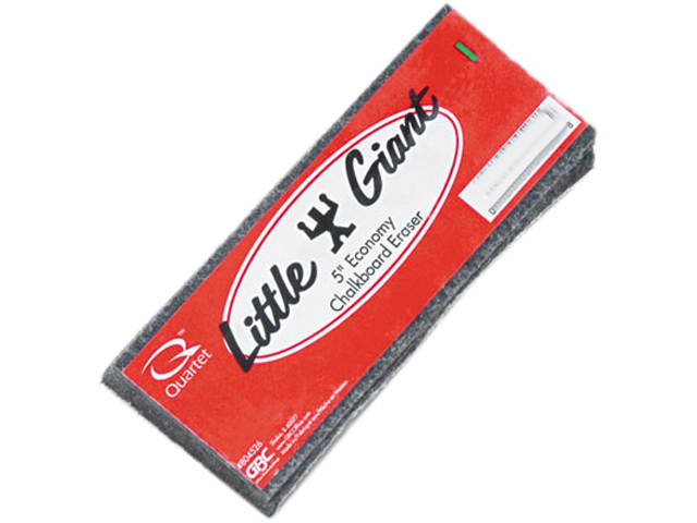 Quartet 804526 Little Giant Economy Chalkboard Eraser, Wool Felt, 5w x 2d x 1h