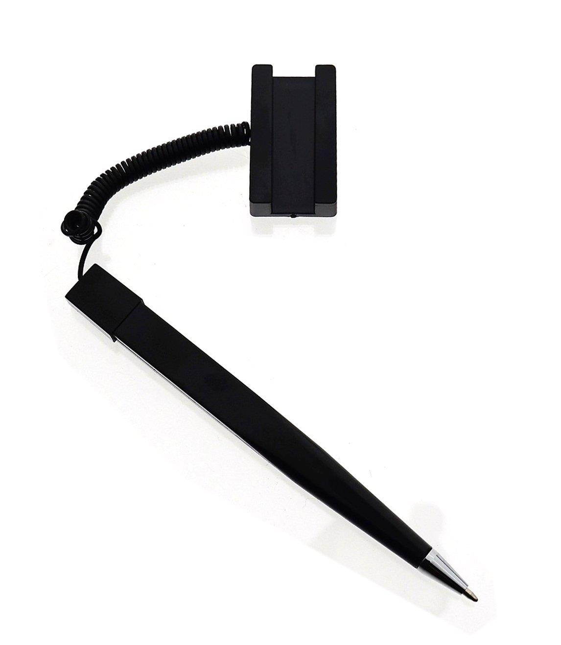 Marketing Holders Corded Pen for Ballot Suggestion Box Black Ink Strong Double Sided Tape Included
