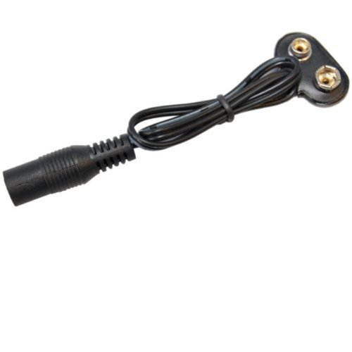 HQRP 9V Battery Snap Connector for Visual Sound 1 Spot Battery Clip Converter Replacement plus HQRP Coaster