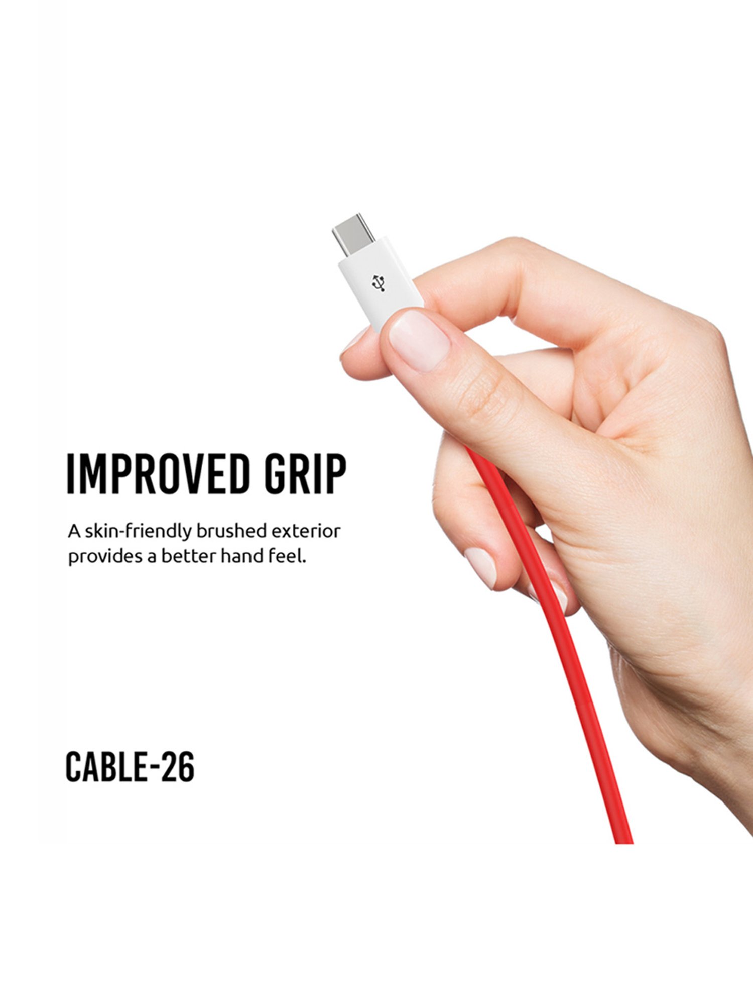 Onelife Cable 26 C -Type 8A 80W (Red)