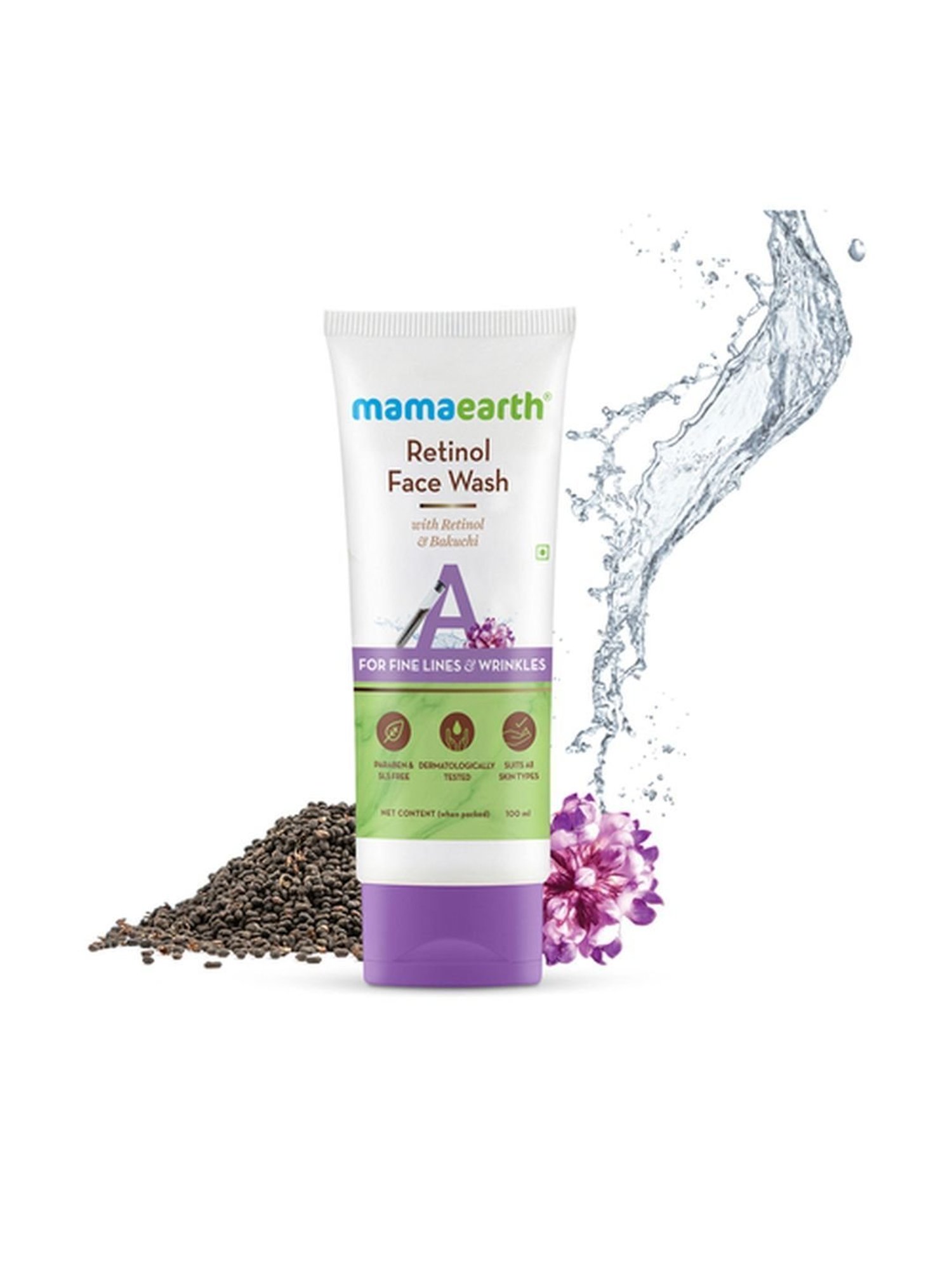 Mamaearth Retinol & Bakuchi Face Wash - 100 ml
