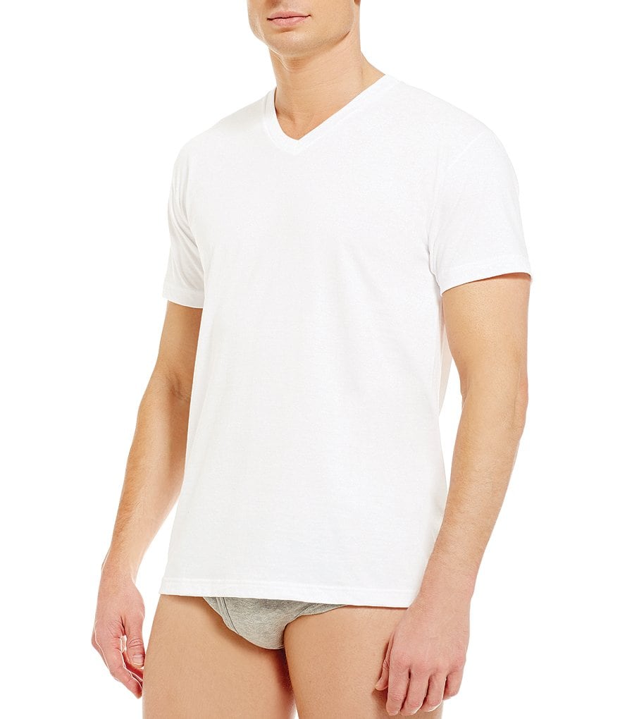 Gold Label Roundtree & Yorke 3-Pack Supima Cotton V-Neck T-Shirts