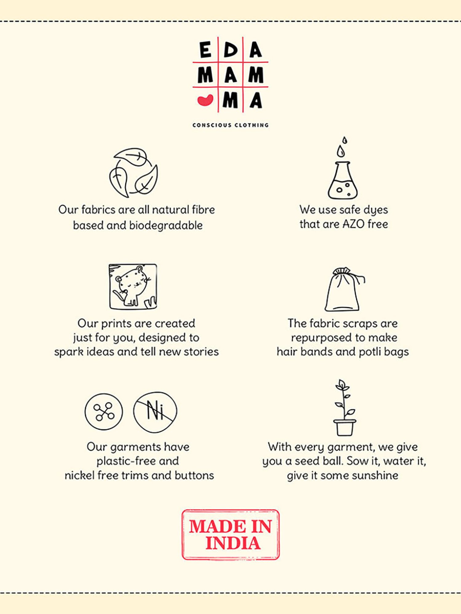 Ed-a-Mamma Baby Peach Printed Sleepsuit