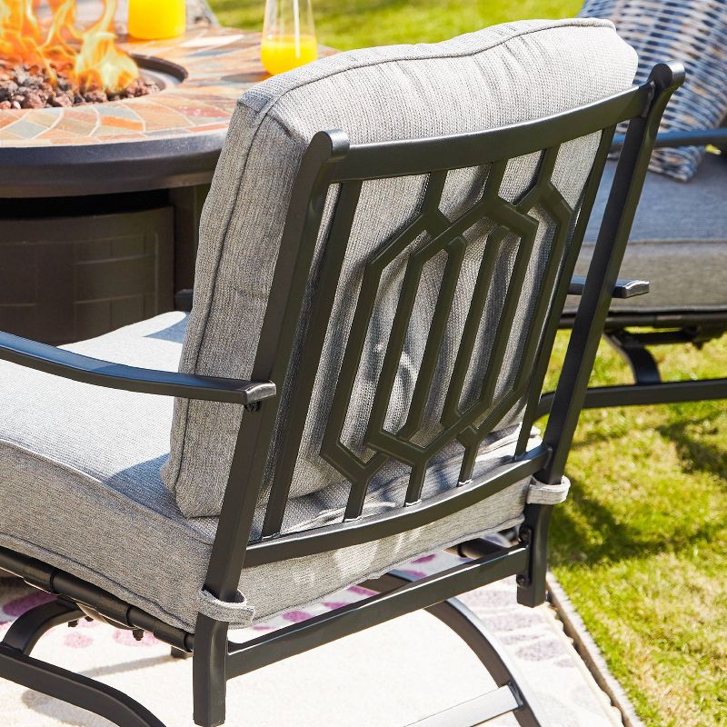 5pc Deep Seat Patio Fire Conversation Set - Patio Festival