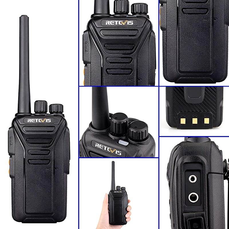 RT27 Walkie Talkies Long Range,Two Way Radios Rechargeable, Handheld VOX Hands-Free, Commercial 2 Way Radio with USB Charger Base, for Education, Construction, Warehouse (10 Pack)