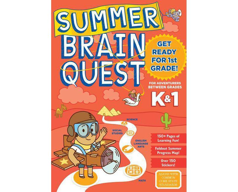 Summer Brain Quest : Between Grades K & 1 (Paperback) - by Megan Butler