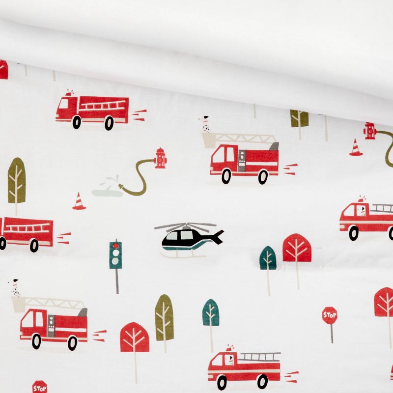 Toddler Transportation Cotton Comforter Set Navy - Pillowfort™