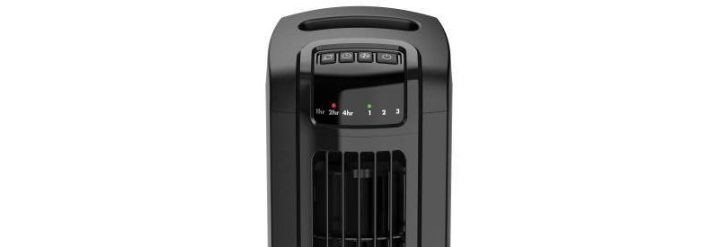 Oscillating Tower Fan With Remote Control Black - Lasko