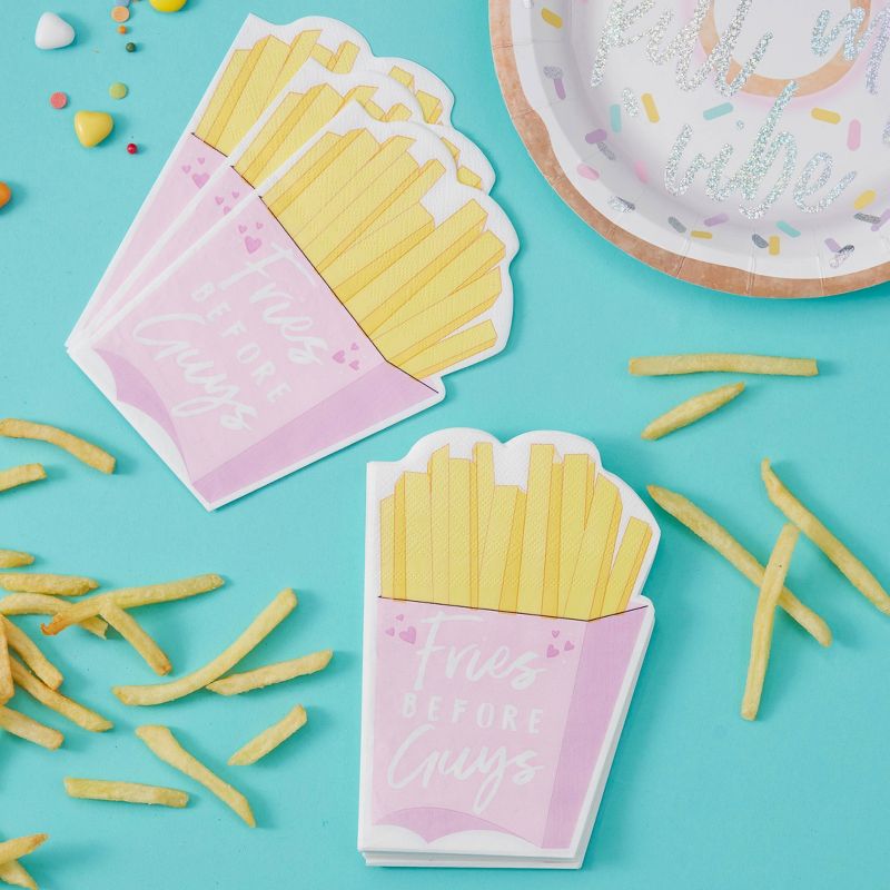 "Fries Over Guys" Disposable Napkins