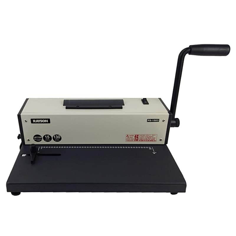 PD-1503 Coil Binding Machine 4:1 Binder with Electric Coil Inserter
