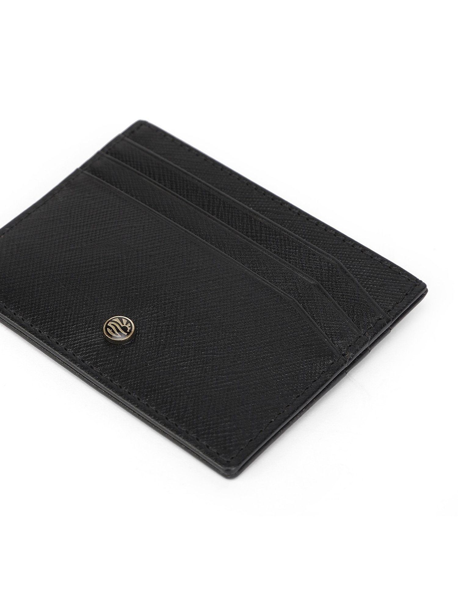 PERQUISITE CENTURION Black Solid Card Holder