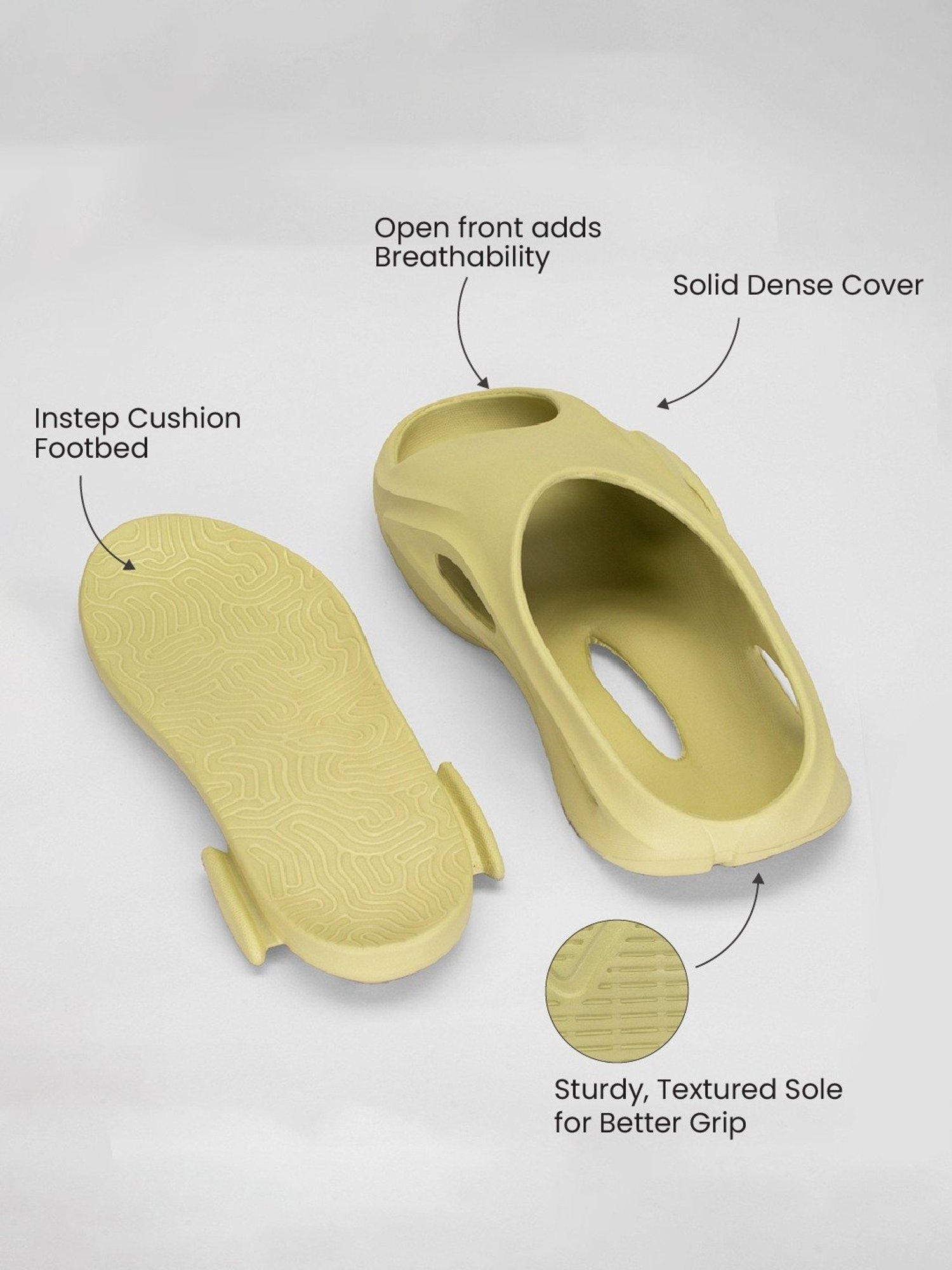 Atom Men's CloudWalk Olive Slides