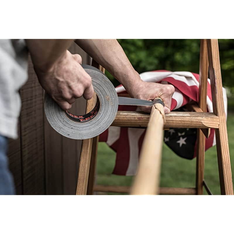 Ferociously Strong Tape Duct Tape with UV Resistant amp Waterproof Backing for Wood Brick Concrete and More 35 yd x 188quot Gunmetal Gray 1Roll 240998