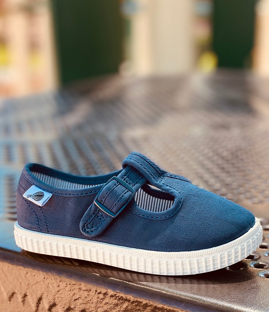 Copper Key Adventure Wear Girl's Bestee-A Washable Canvas T-Strap Sneakers (Toddler)
