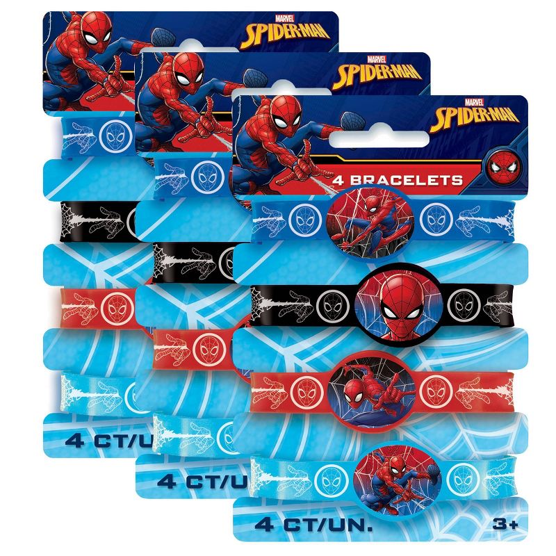 Spider-Man 8ct Stretchy Bracelets Party Favors