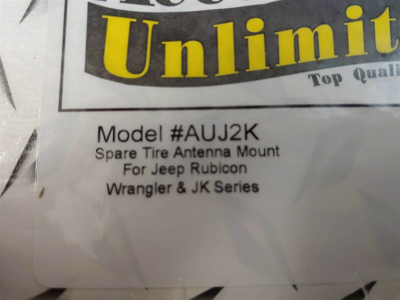 Accessories Unlimited AUJ2K Jeep HD Spare Tire CB Antenna Mount with 18 ft Coax