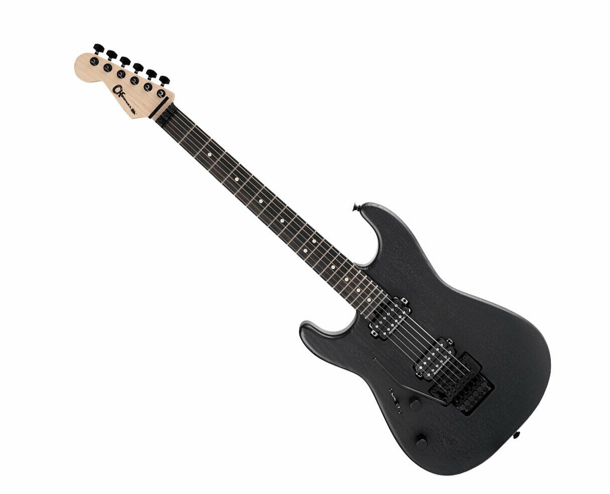 Charvel Pro-Mod San Dimas Style 1 HH FR E LH Sassafras Ebony FB Satin Black