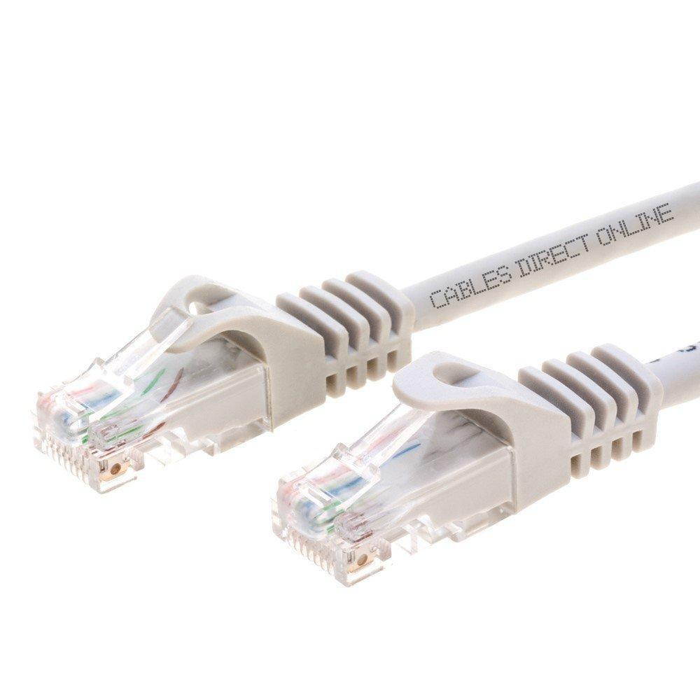 Cat6 200FT Networking RJ45 Ethernet Patch Cable Xbox \ PC \ Modem \ PS4 \ Router - (200 Feet) Gray