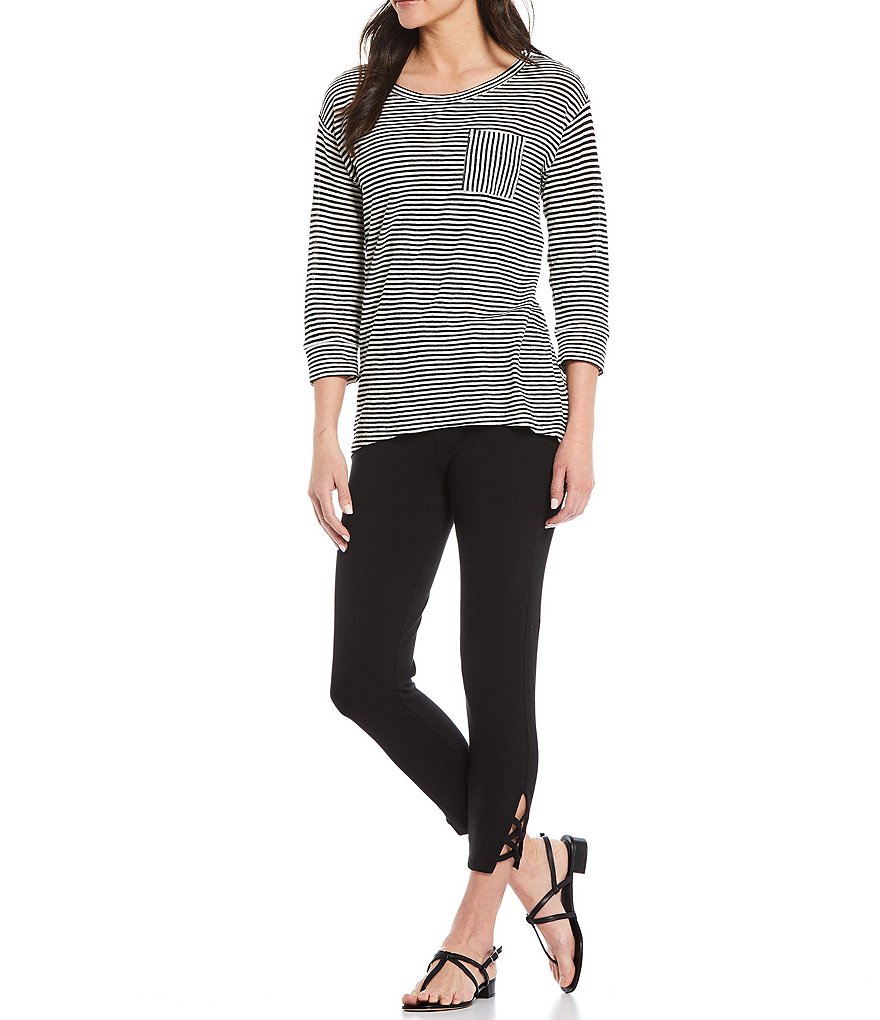 Intro Loop Strap Hem Detail 7/8 Ankle Leggings