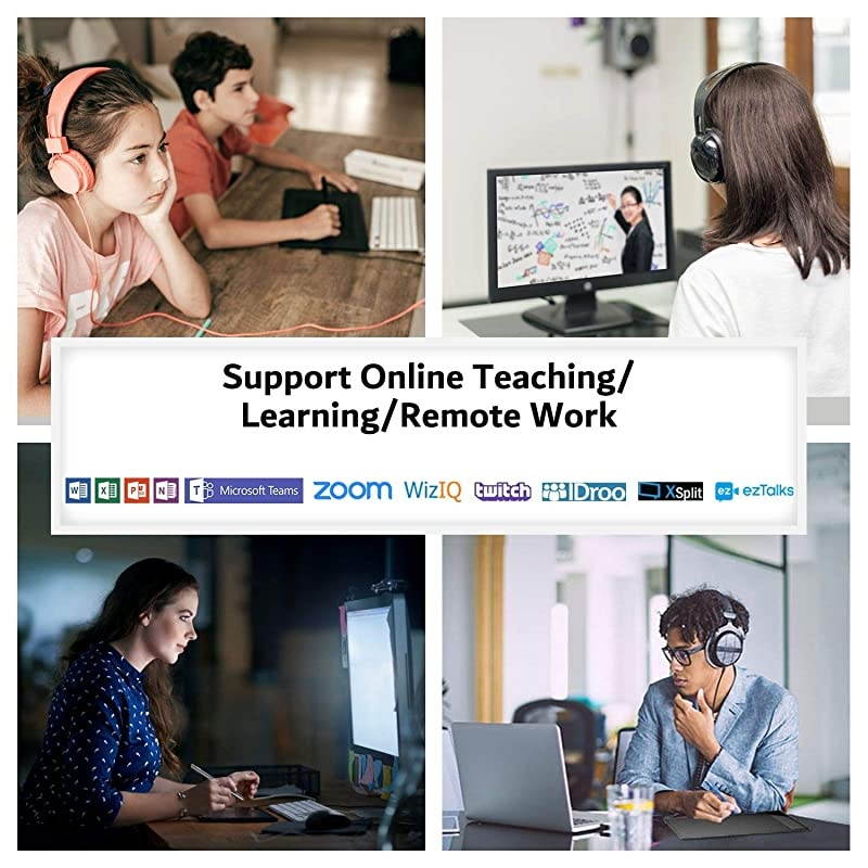 A50 Graphics Drawing Tablet with 8192 Pressure Sensitivity BatteryFree Passive Pen