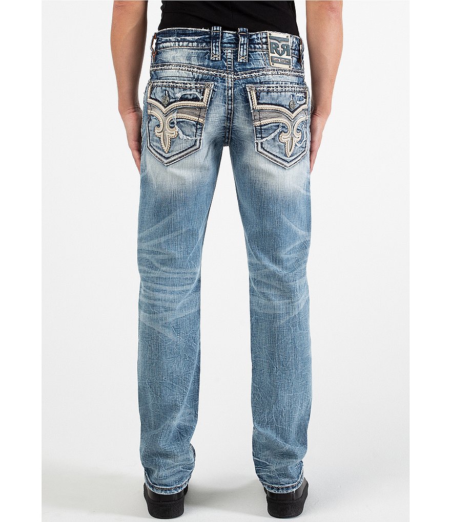 Rock Revival Brayen J220 Straight-Fit Jeans