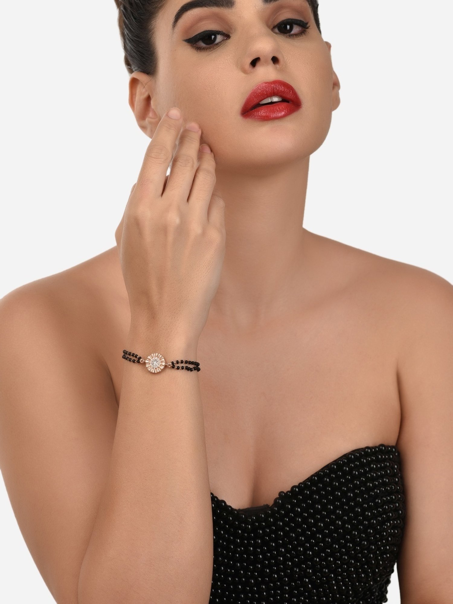 Ted Baker Crystal Sweetheart Adjustable Bracelet for Women