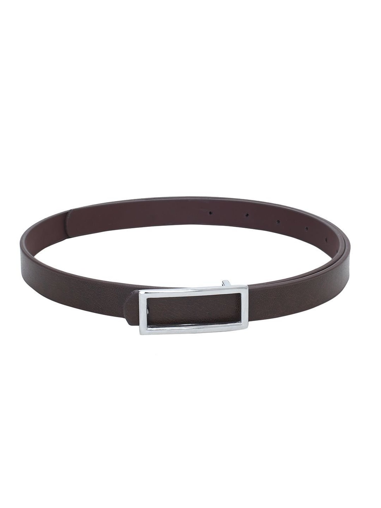 Antony Morato Black Leather Solid Waist Belt