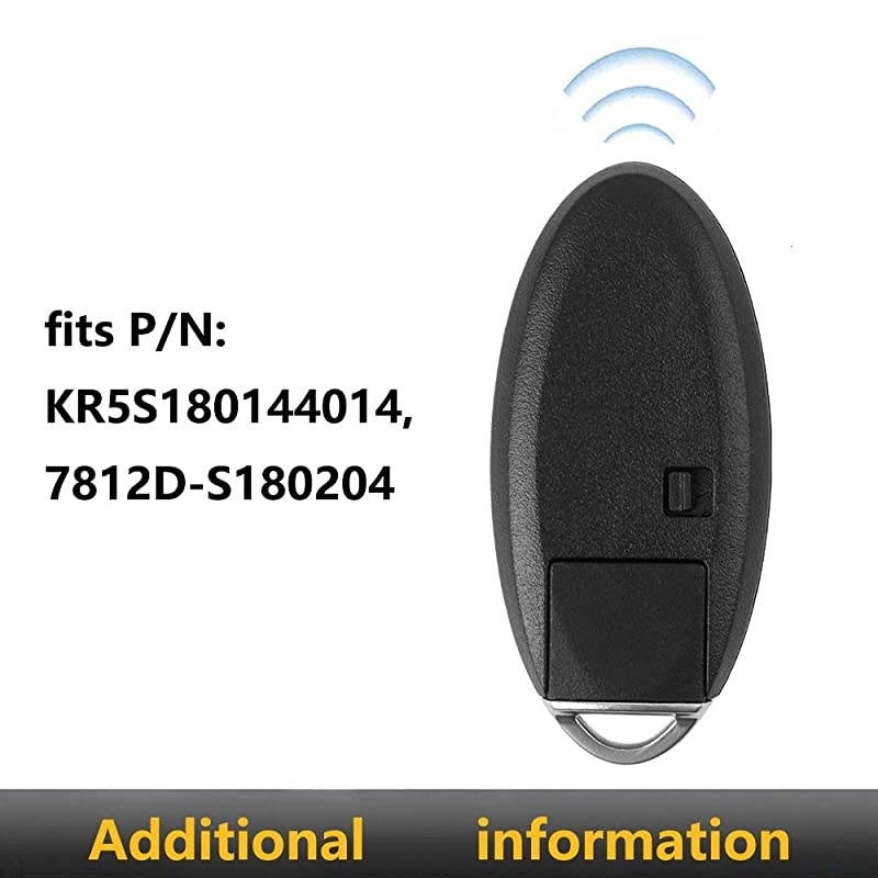 Fob Compatible with Nissan Altima Maxima 2016 2017 KR5S180144014 7812DS180204