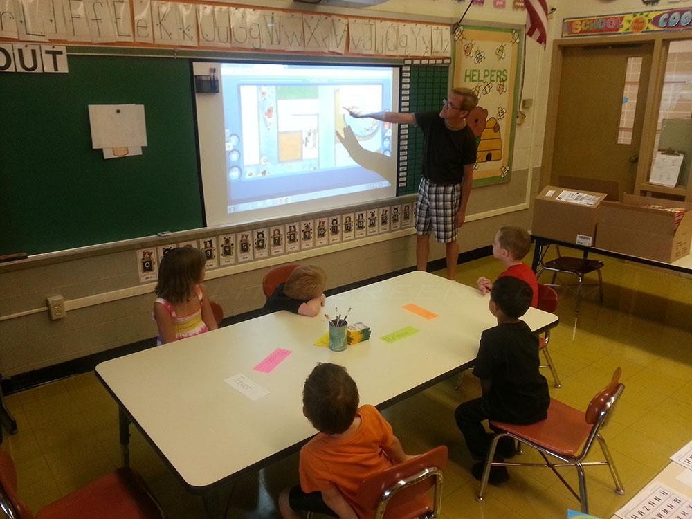 Elite Screens Insta-DE2a IWB5X10W2aF Projection Screen - 134.3" - Wall Mount