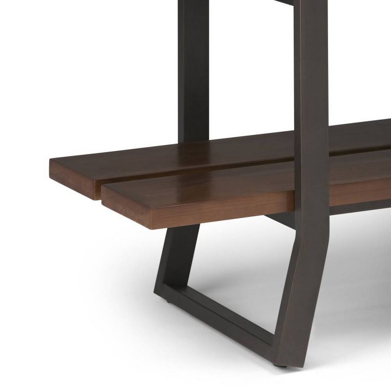 66"x54" Tyson Solid Wood Bookshelf Walnut - WyndenHall