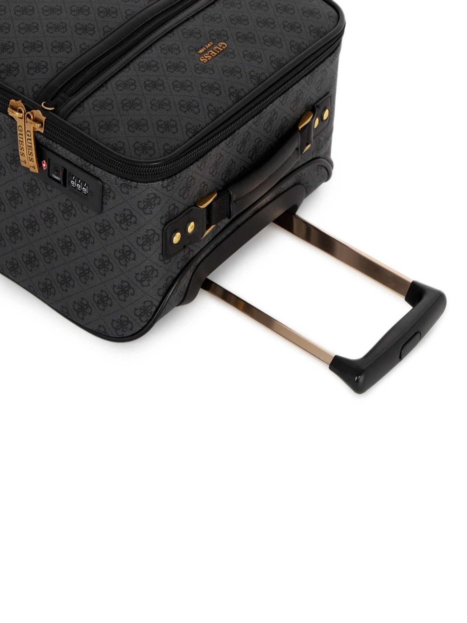 Guess Coal 8 wheels Small Soft Cabin Trolley Bag