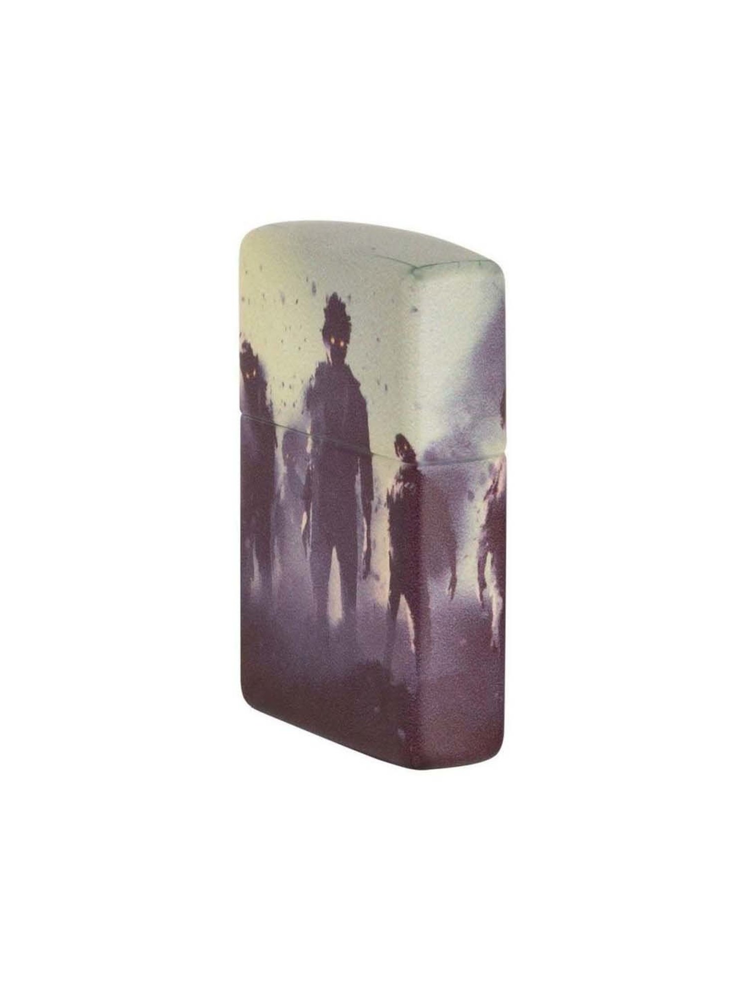 Zippo Multicolor Brass Zombie Design Windproof Pocket Lighter