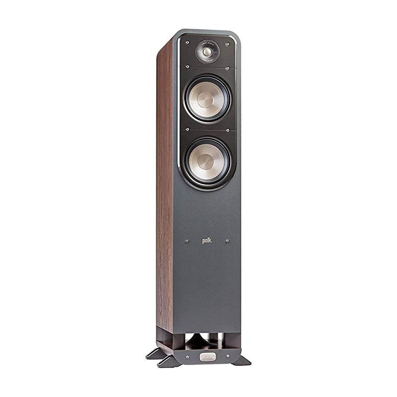Signature Series S55 American Hi-Fi Home Theater Medium Tower Speaker, Single (Classic Brown Walnut)