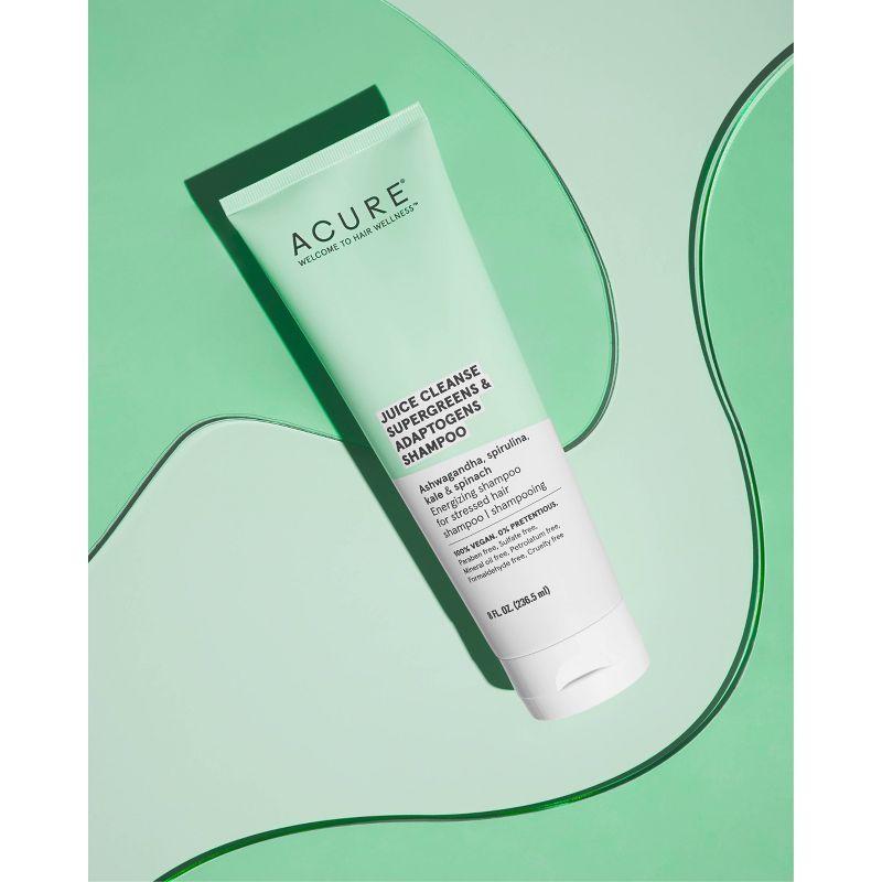 Acure Juice Cleanse Supergreens & Adaptogens Shampoo - 8 fl oz