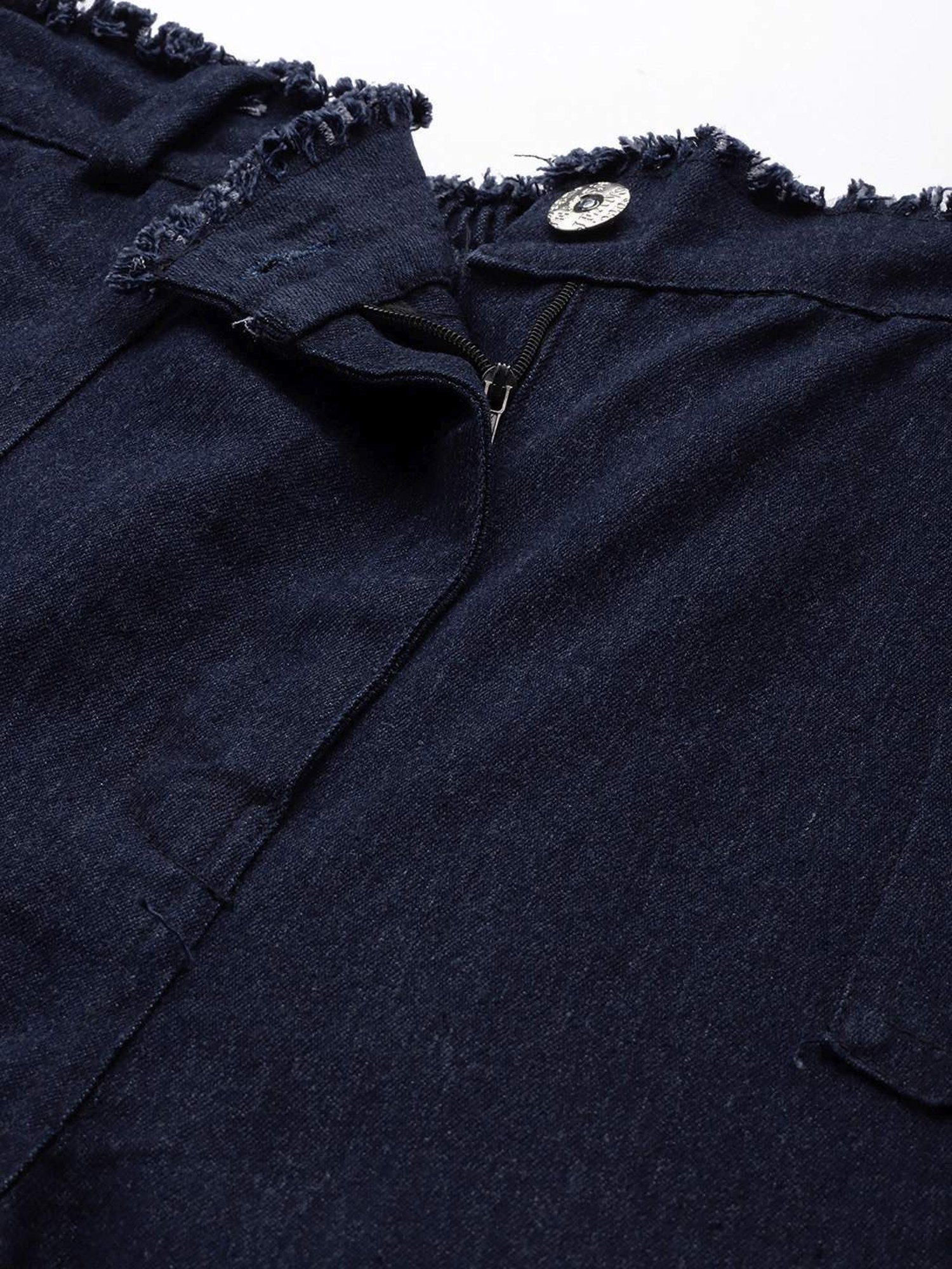 Aarika Navy High Rise Jeans