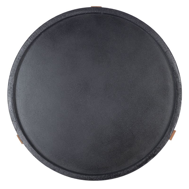 Valton Side Table - Natural/Black - Safavieh