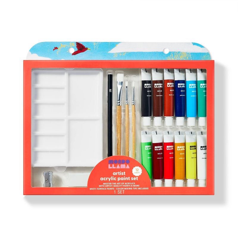 20pc Artist Acrylic Paint Set - Mondo Llama™