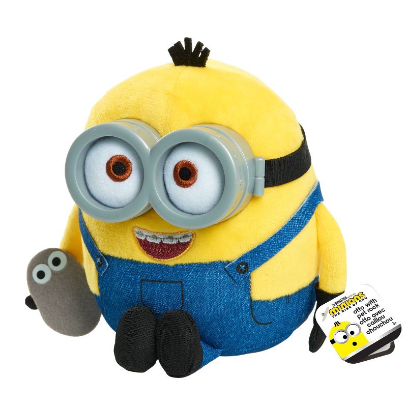 Minions 2 Small Plush- Otto with Pet Rock