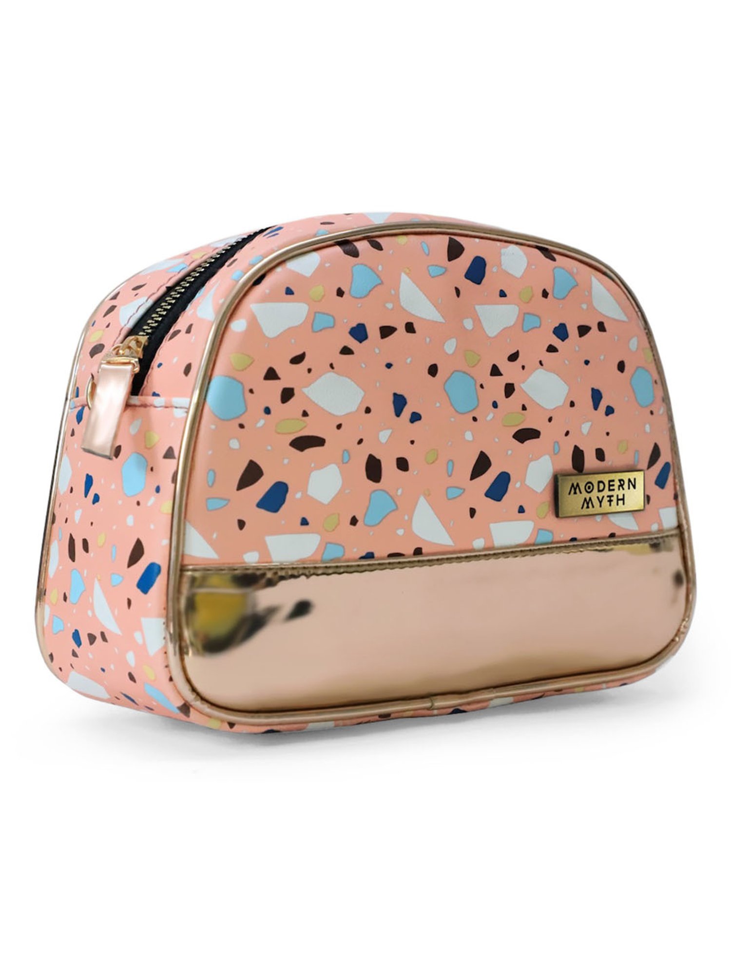 Modern Myth Pink Printed Medium Cross Body Bag