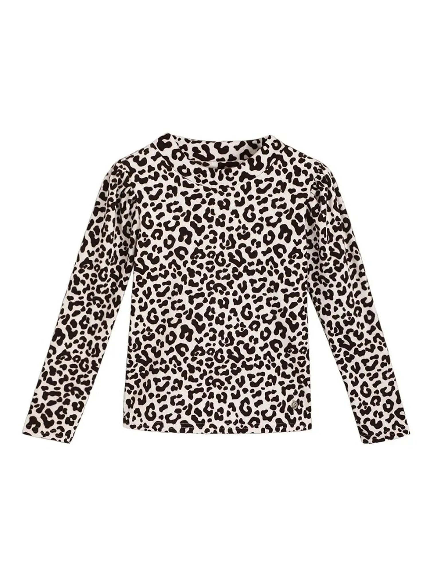 Elle Kids White Printed  Top