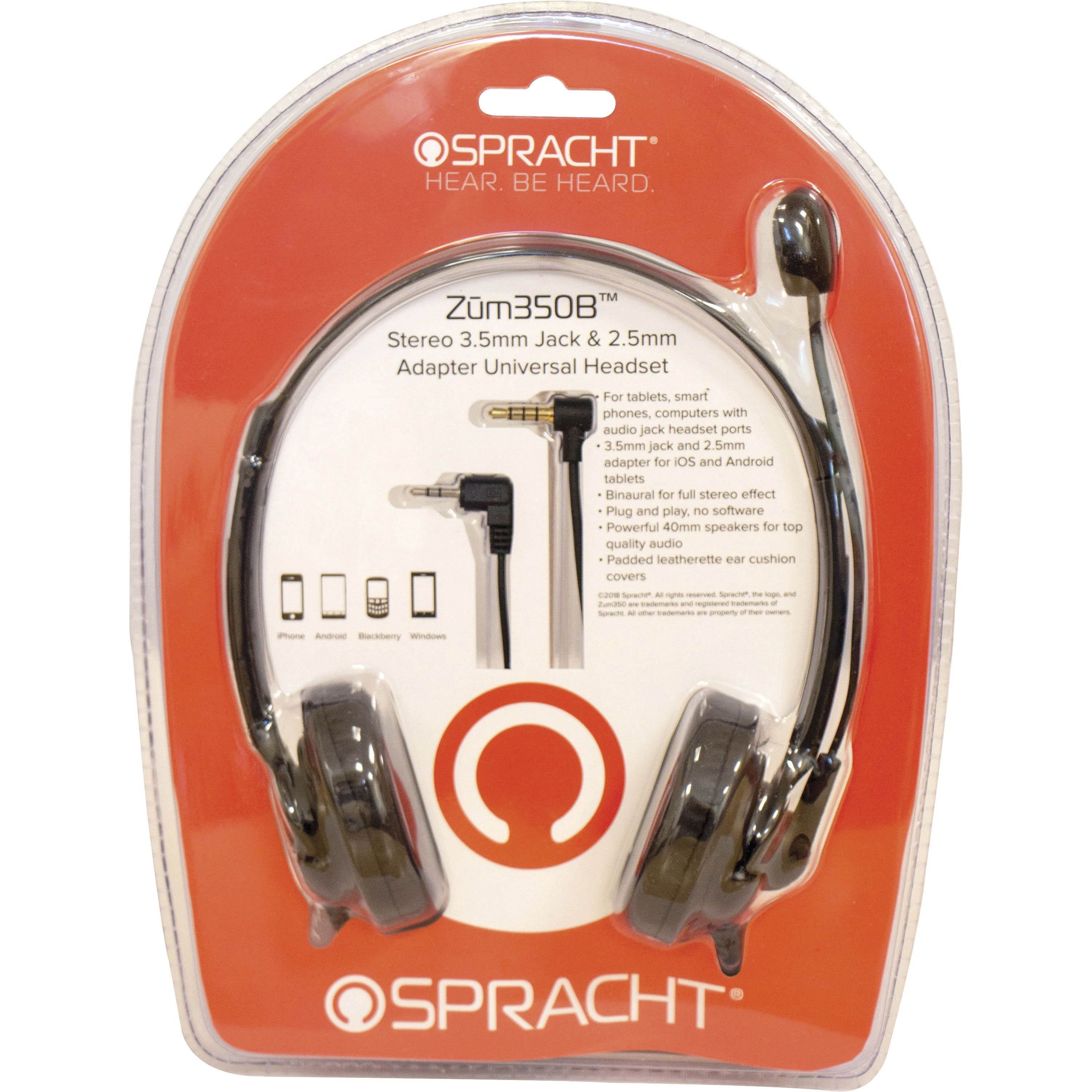 SPRACHT ZUM 3.5 / 2.5mm Universal Binaural - ZUM350B