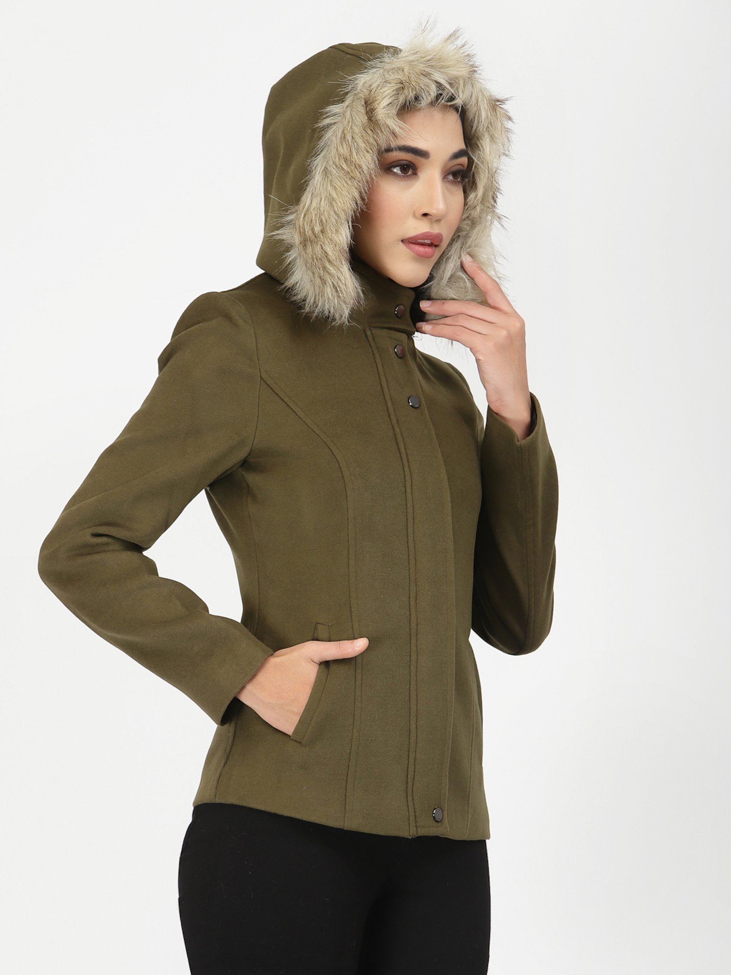 Juelle Olive Parka Jacket