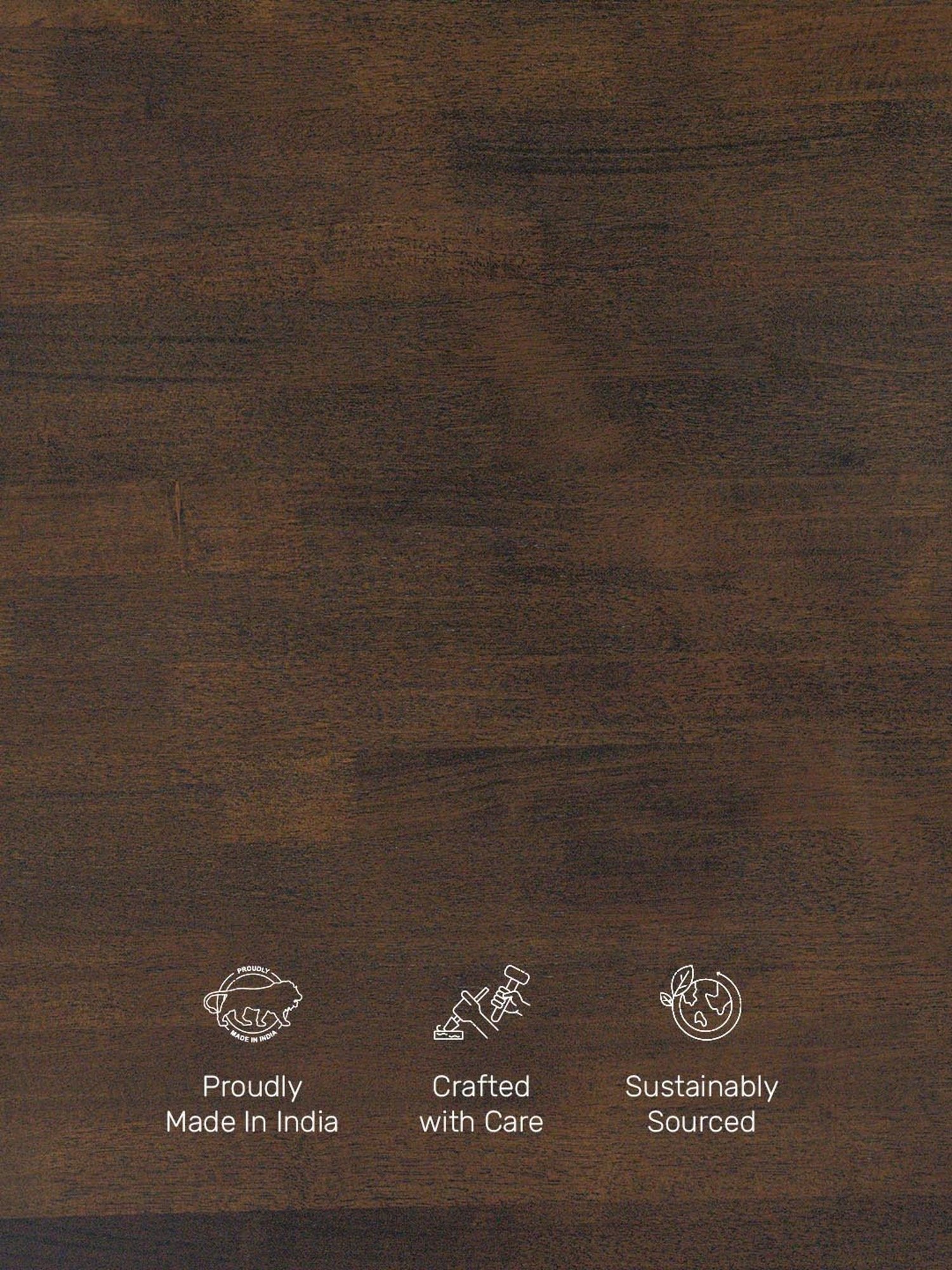 Nilkamal Olivia Brown Solid Wood - Rubberwood 6 Seater Dinning Table set