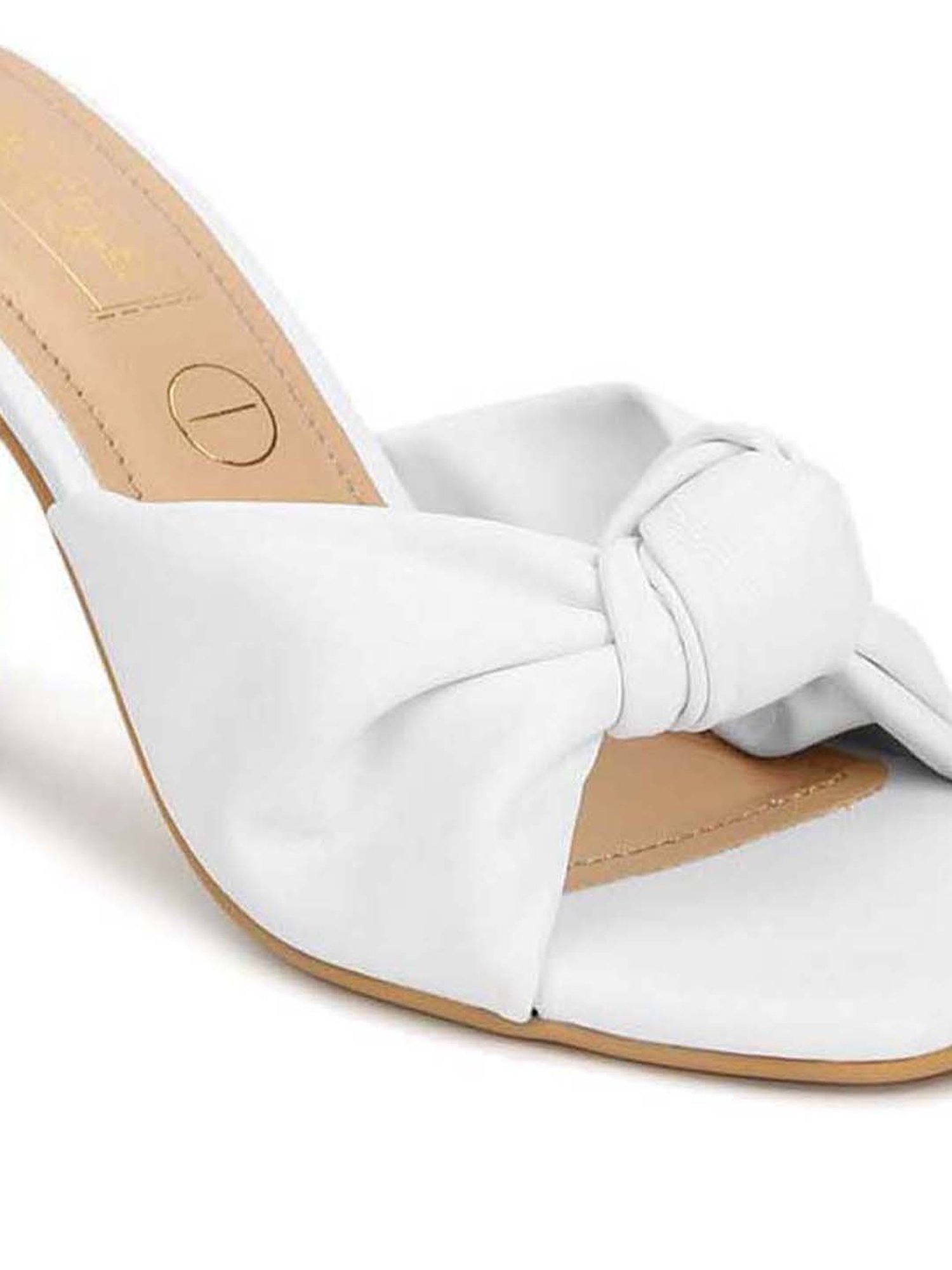 Truffle Collection Women's White Casual Stilettos